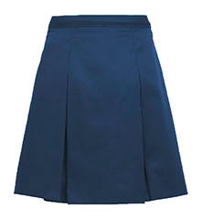 Gospel Baptist Navy Skirt Half Sizes 7th-12th Regular length